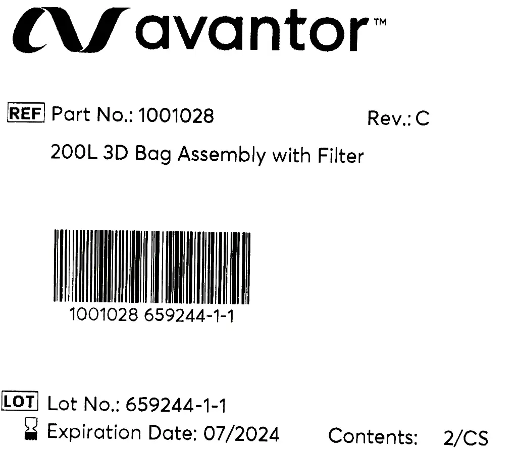 Avantor 200L 3D bag assembly with filter gimp.webp
