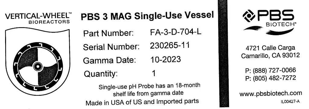 PBS Mag 3 Single Use Vessel FA-3-D-704-L GIMP.webp