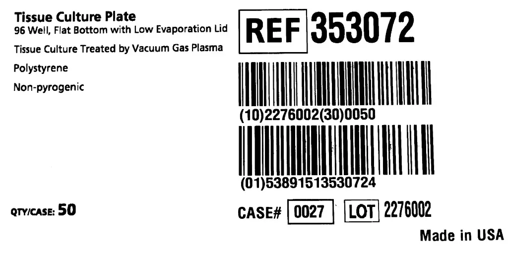 Tissue Culture Plate 96 Well Flat Bottom 353072 GIMP.webp