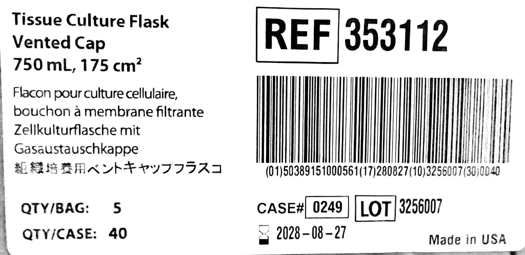 Tissue Culture Flask Vented Cap 353112 GIMP.webp