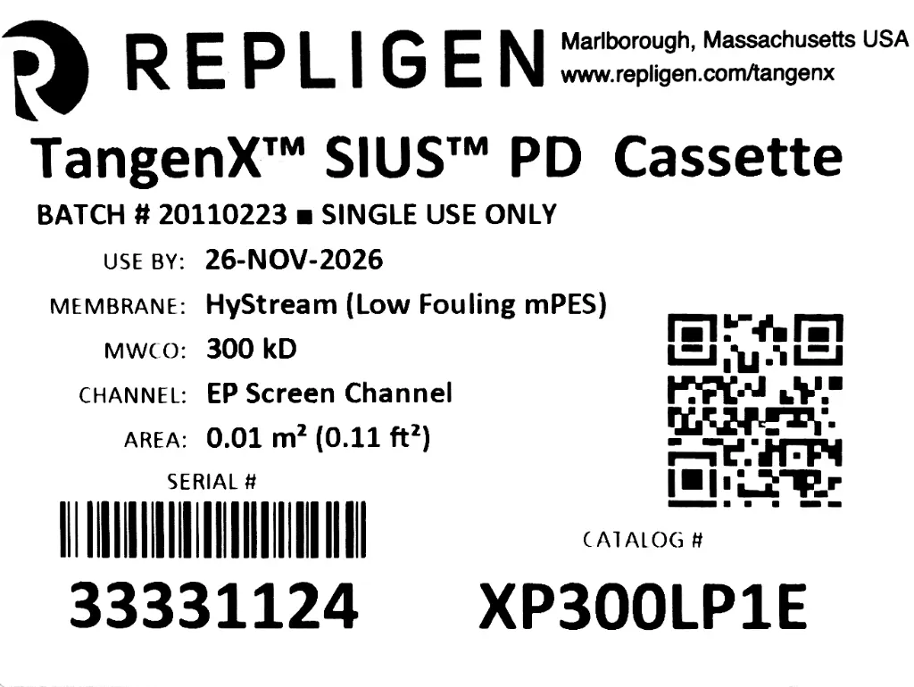 Repligen TangenX SIUS PD Cassette 11-26-2026 XP300LP1E.webp