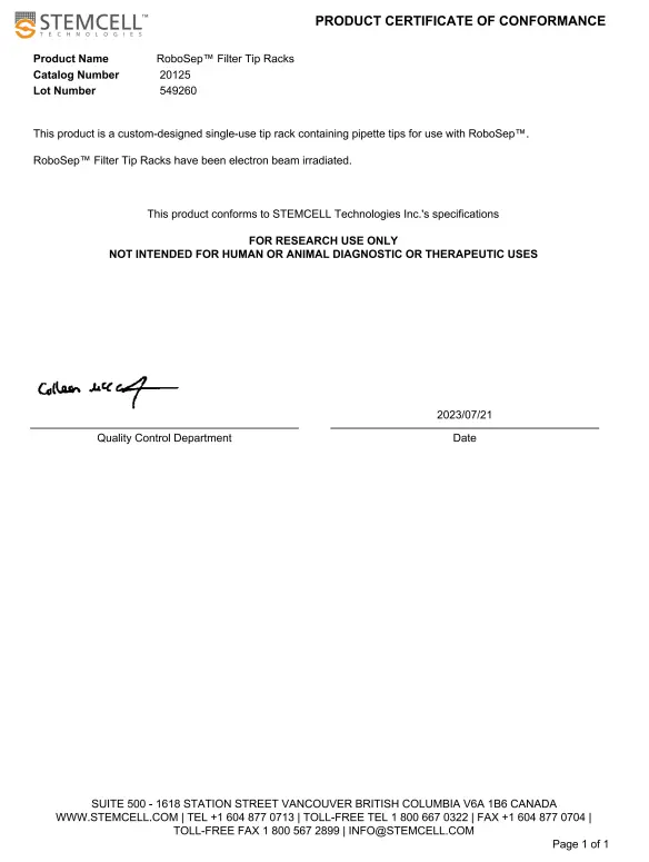 RoboSept Tip Racks Certificate 10-2025.webp