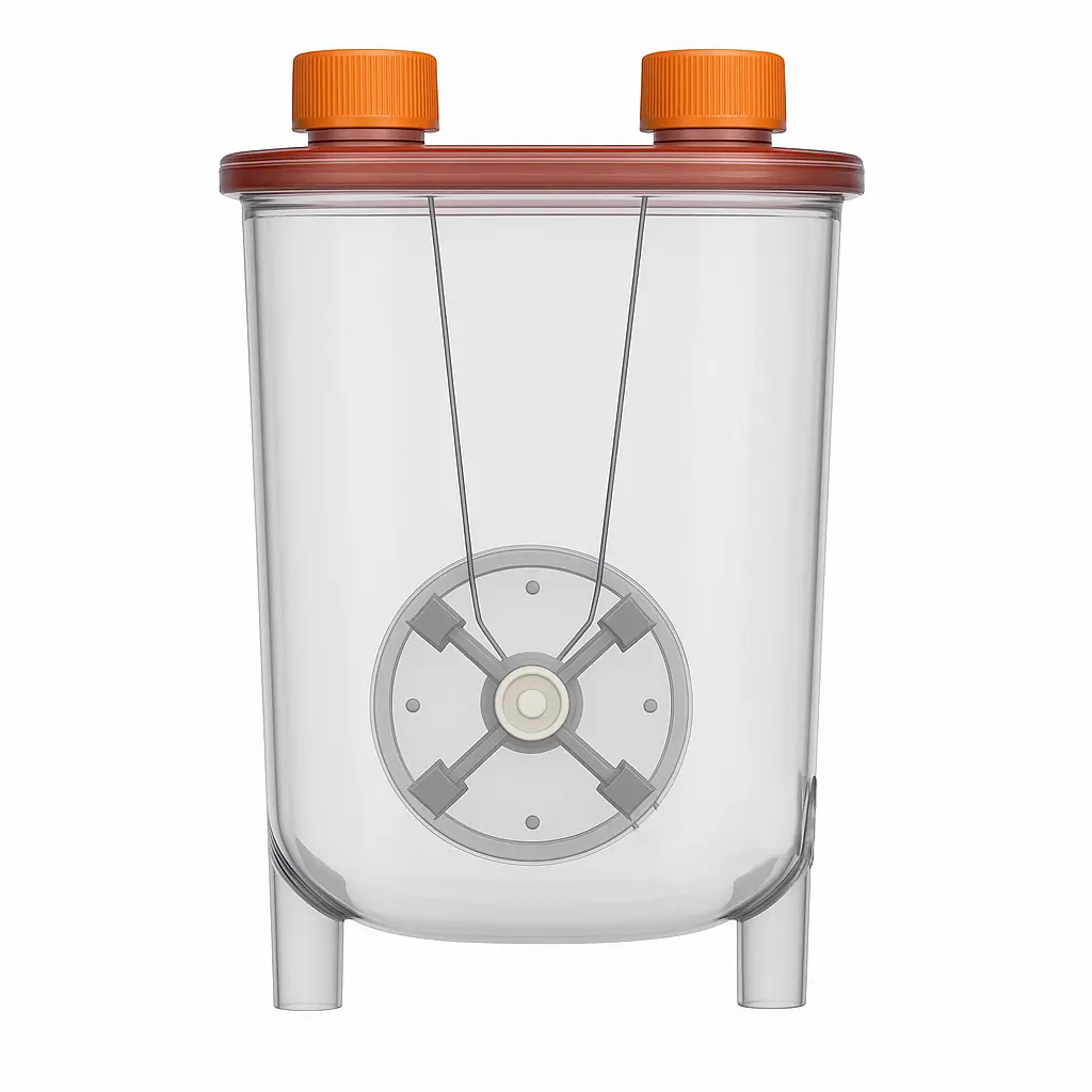 PBS-3 Vertical-Wheel Single-Use Vessel                       #FA-3-D-704-L